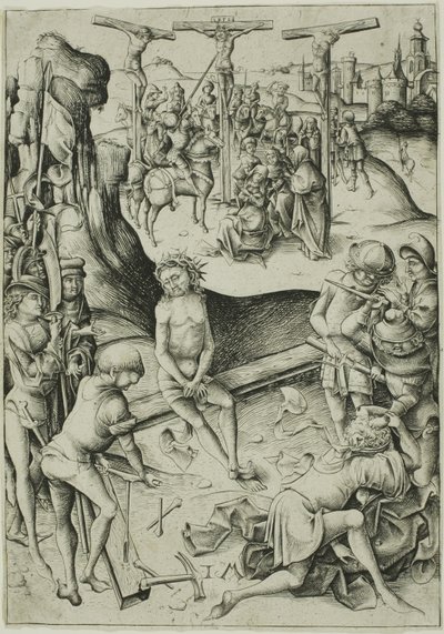 A Crucificação de Israhel van Meckenem the younger