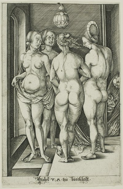 As Quatro Bruxas de Israhel van Meckenem the younger