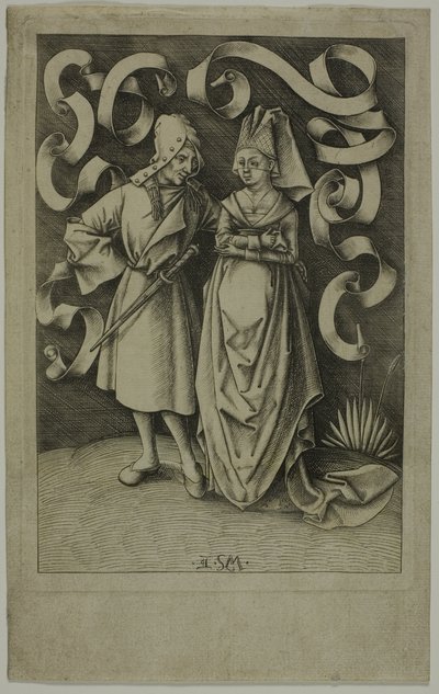 O casal mal-afamado de Israhel van Meckenem the younger