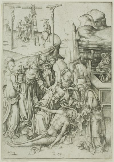A Lamentação de Israhel van Meckenem the younger
