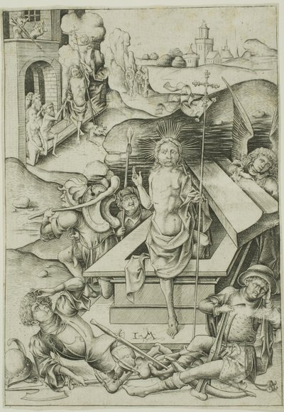 A Ressurreição de Israhel van Meckenem the younger