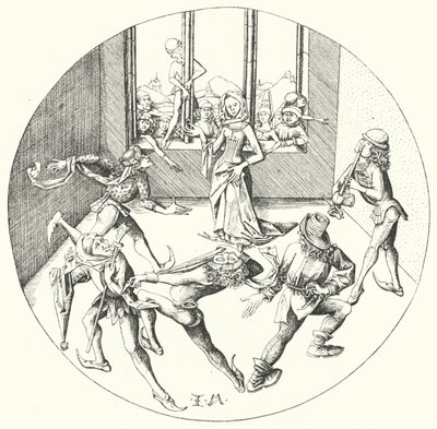 A Dança em torno do Anel (gravura) de Israhel van the Elder Meckenem