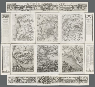O cerco de La Rochelle de Israël Henriet