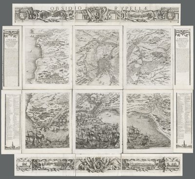 O Cerco de La Rochelle, 1628-1630. de Israël Henriet