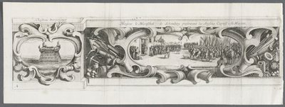 O Cerco de La Rochelle: Placa 14, 1628-1630. de Israël Henriet