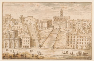 O Capitólio em Roma de Israël Silvestre