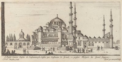 A Igreja de Santa Sofia em Constantinopla, construída por Constantino, o Grande; agora Mesquita do Grande Senhor de Israël Silvestre