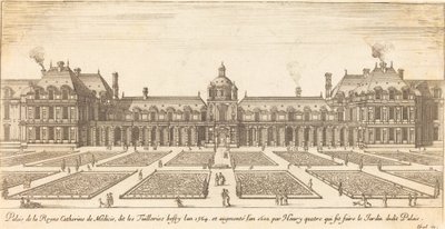 Palais de la Reyne Catherine de Medicis de Israël Silvestre