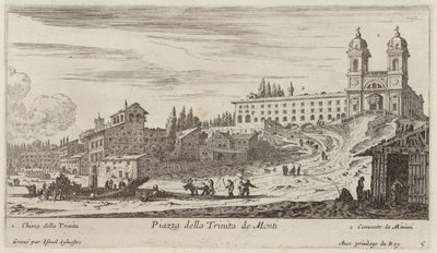 Praça da Trindade de Monti de Israël Silvestre