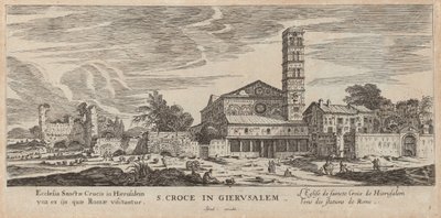 S. Croce em Jerusalém de Israël Silvestre