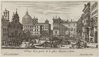 Vista de parte da Piazza Navona em Roma de Israël Silvestre