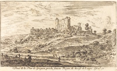 Veue de la Tour de Grignon de Israël Silvestre