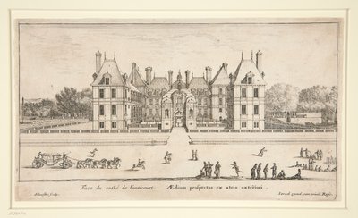 Vista de Chateau Liencourt: O Tribunal de Previdência de Israël Silvestre