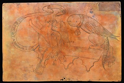 Alegoria na Cópula [verso] de Italian 15th Century