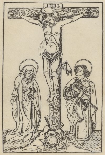 Cristo na Cruz de Italian 15th Century or Master I.D.