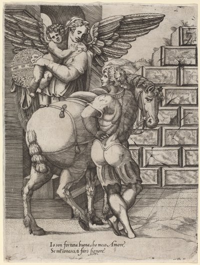 Alegoria da Fortuna de Italian 16th Century