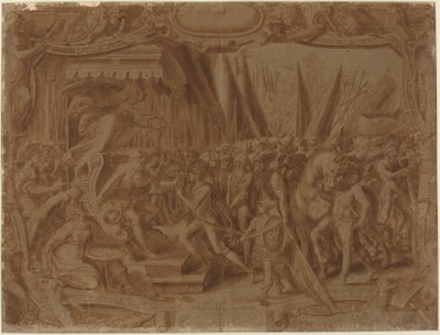 Cena histórica de Italian 16th Century