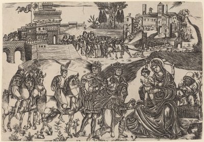 A adoração dos magos de Italian 16th Century