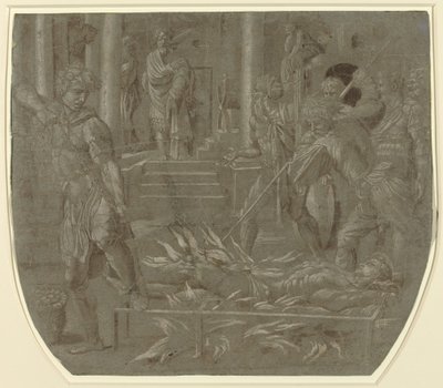 O Martírio de São Lourenço de Italian 16th Century
