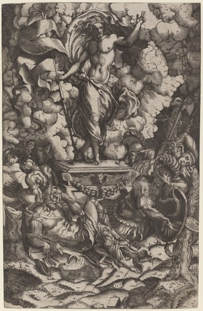 A ressurreição de Italian 16th Century after Francesco Salviati