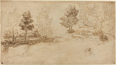 Paisagem do Rio de Italian 17th Century