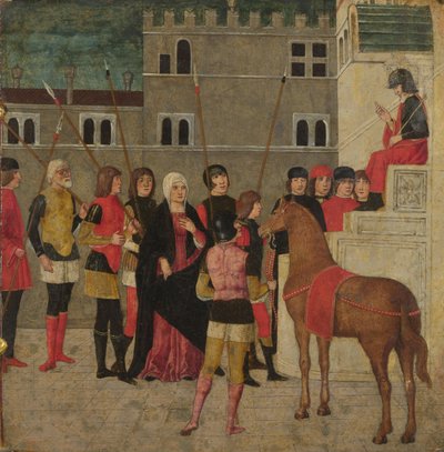 A justiça de Trajano, entre 1475 e 1500 de Italian Master