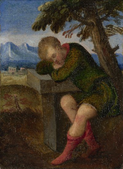 Os trabalhos dos meses: agosto, c. 1580 de Italian Master