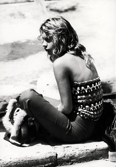 Um jovem hippie, c.1970 de Italian Photographer