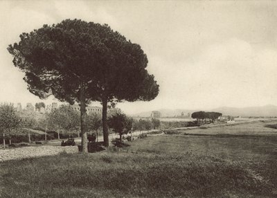 Aqueduto de Cláudio no novo Caminho Appiano de Italian Photographer
