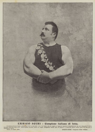 Enrico Scuri, campeão italiano de luta de Italian Photographer