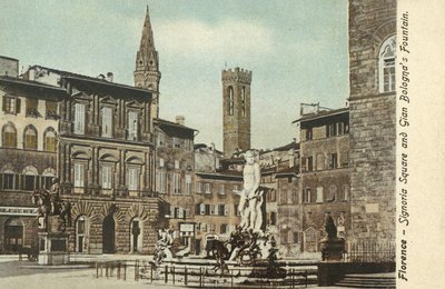 Florença, Itália, Piazza Signoria de Italian Photographer