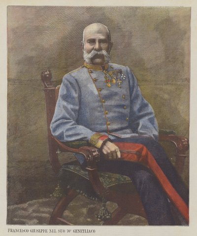 Francesco Giuseppe em seu 70º aniversário de Italian Photographer