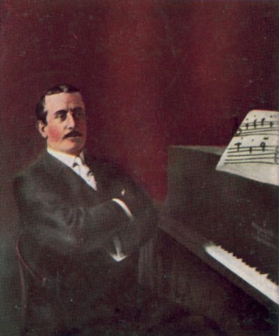 Giacomo Puccini, compositor italiano (fotografia colorida) de Italian Photographer