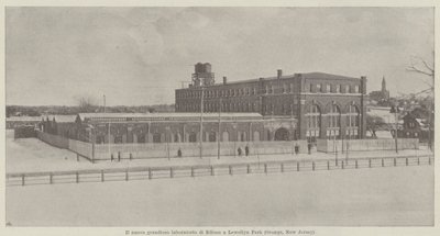 Grande laboratório de Edison em Lewellyn Park (Orange, New Jersey) de Italian Photographer
