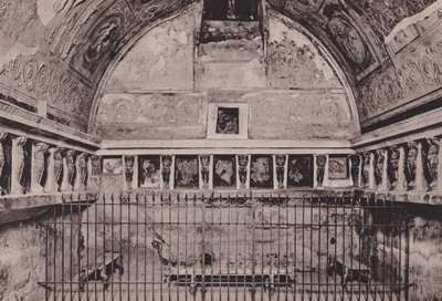 Interno Dei Bagni Del Foro, Interior das Banheiras do Fórum (foto a p/b) de Italian Photographer
