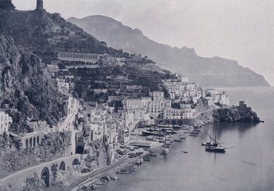 Itália: Amalfi (foto a p/b) de Italian Photographer