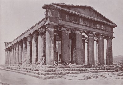 Itália: Templo de Concordia, Agrigento (foto a p/b) de Italian Photographer