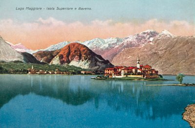 Lago Maggiore, Isola Superiore e Baveno (fotografia a cores) de Italian Photographer