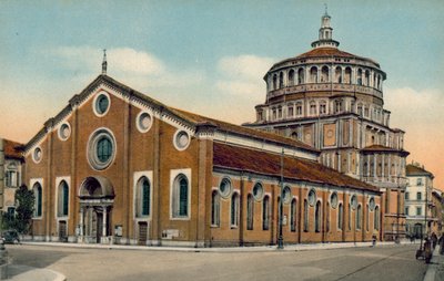 Milão / Milão: Igreja de S Maria della Grazie (fotografia a cores) de Italian Photographer