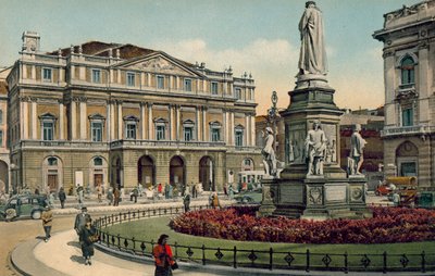 Milão / Milão: Teatro alla Scala (fotografia a cores) de Italian Photographer