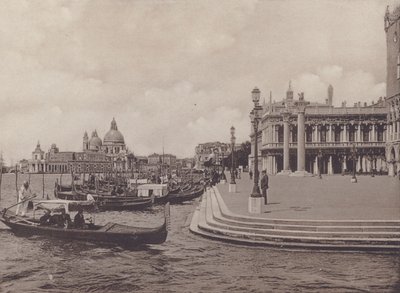 Molo, de Riva Degli Schiavoni (foto a p/b) de Italian Photographer