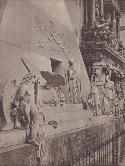 Monumento A Canova (foto a p/b) de Italian Photographer