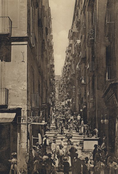 Nápoles: Gradoni Di Chiaia (foto a p/b) de Italian Photographer