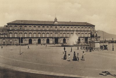 Nápoles: Palazzo Reale (foto a p/b) de Italian Photographer