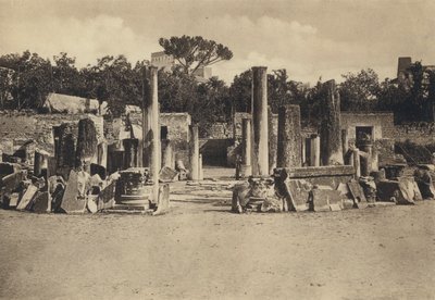 Nápoles: Pozzuoli, Templo de Serapis (foto a p/b) de Italian Photographer