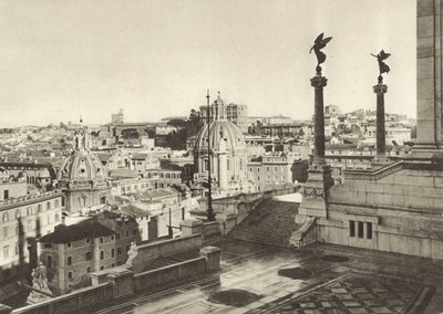 Panorama do monumento a Victor Emanuel de Italian Photographer