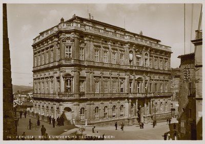 Perugia, Universita degli Stranieri, c 1920 de Italian Photographer