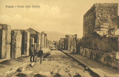 Pompéia, Itália, Strada Della Fortuna de Italian Photographer