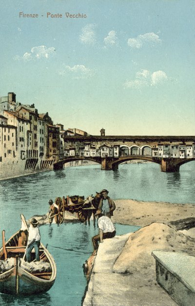 Ponte Vecchio, Florença (foto a cores) de Italian Photographer