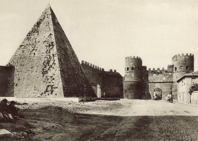 Pirâmide de Caio Cestio de Italian Photographer